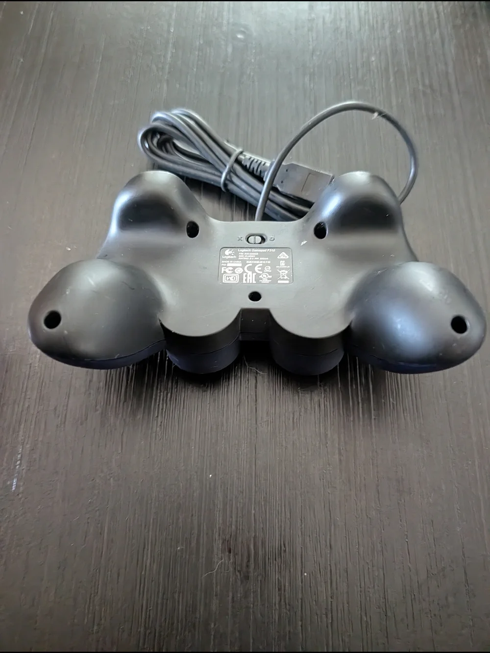 Logitech Wired Gamepad Controller in Dark Gray/Black